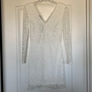 NWT white lace dress